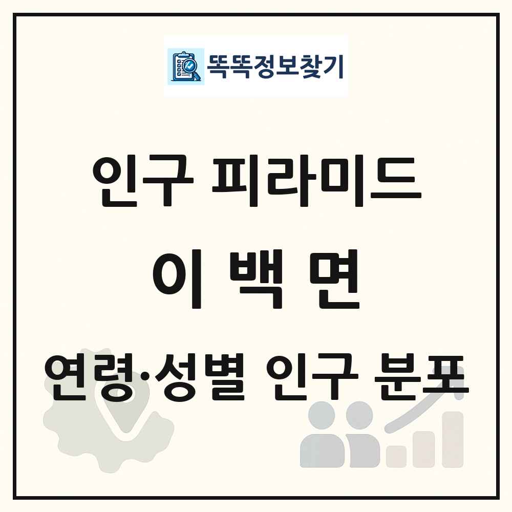 이백면 인구 피라미드 링크 그림
